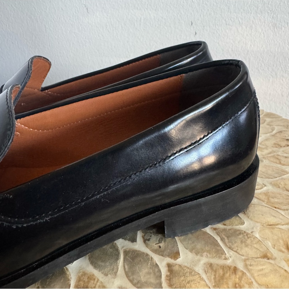 Everlane Black Leather Penny Loafer size 8.5 - Picture 6 of 11